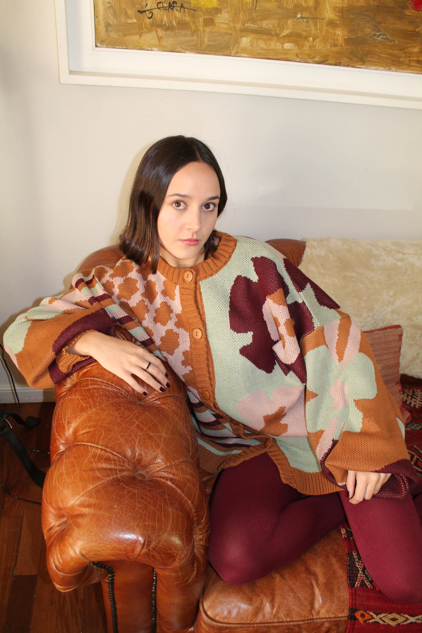 SACO BLOOMY KNIT