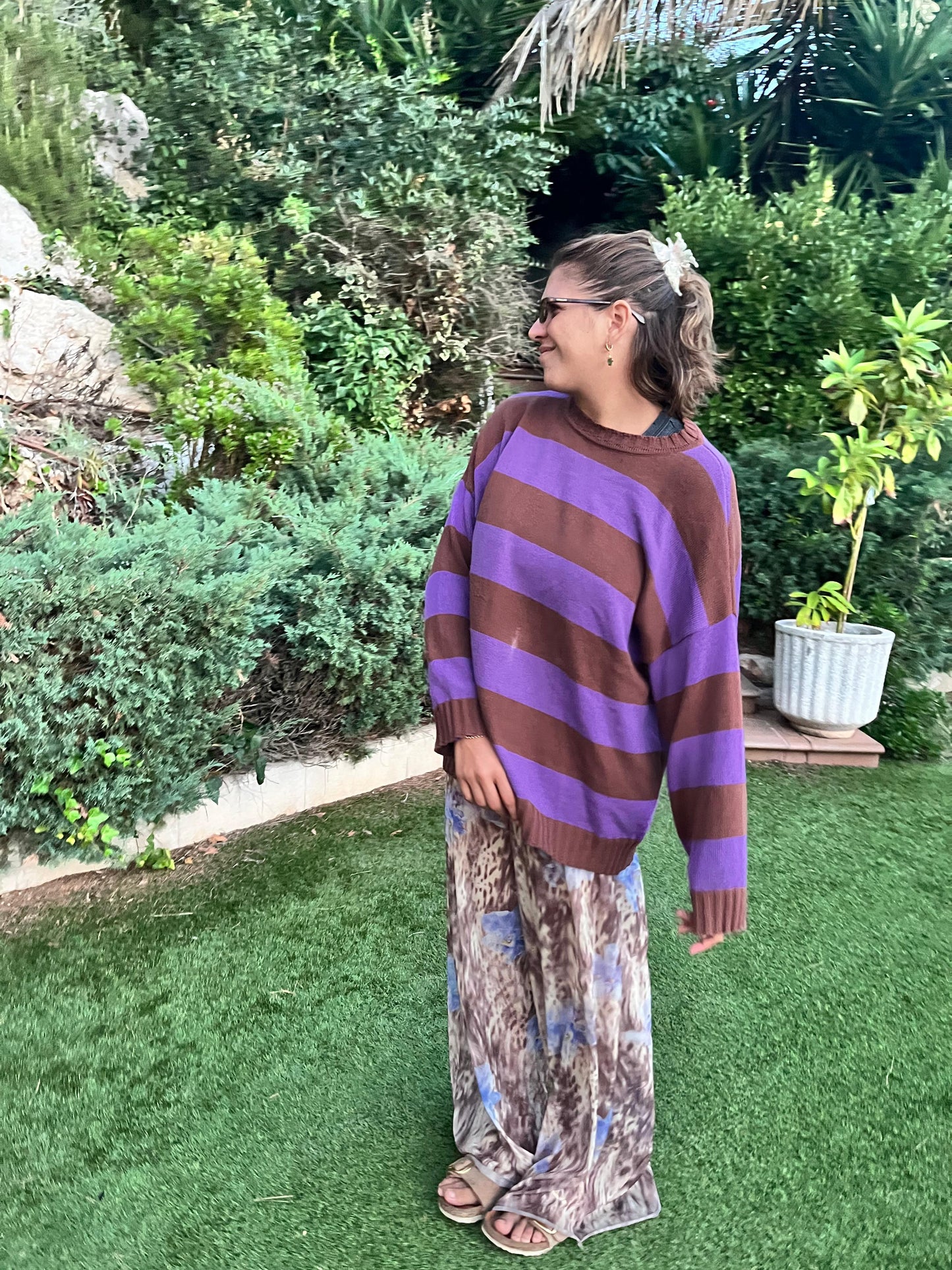 SWEATER FANCY STRIPE