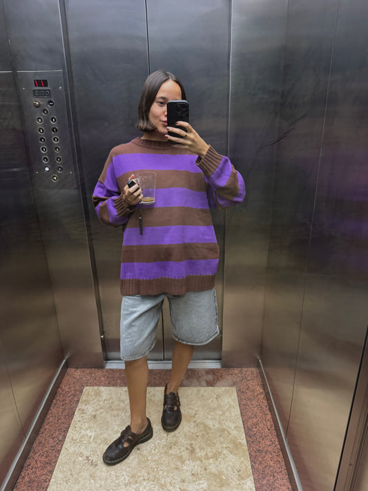 SWEATER FANCY STRIPE